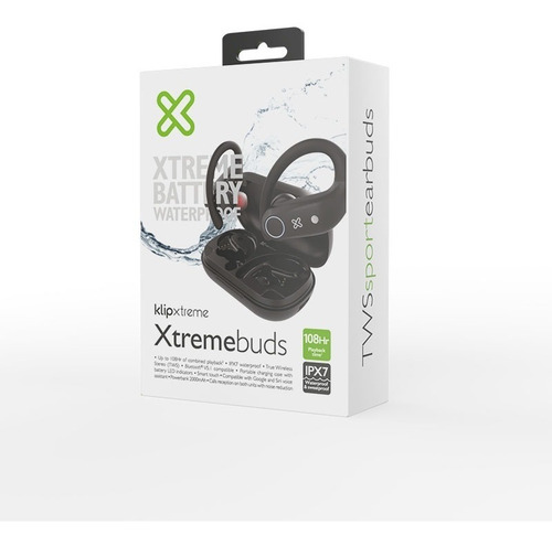 Audífonos Bt Deportivo Klipxtreme Xtremebuds 12h Ipx7 *itech