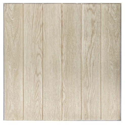 Placas 3d Autoadhesiva Revestimiento Pared 70x70 Madera Haya