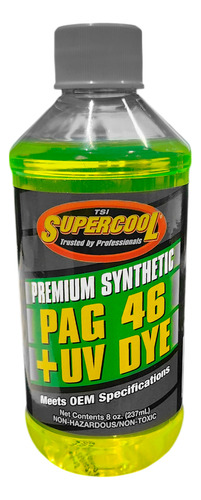Óleo Lubrificante Pag46 P/ Compressor 237ml +uv