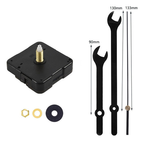 Reparación De Kit De Motor Y Manecillas Eje De 18 Mm Negro