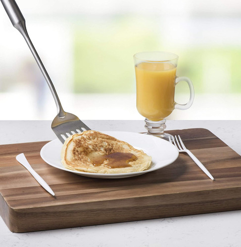 Utensilio De Cocina Turner Con Espátula Ranurada De Acero In