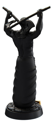 Estátua Xangô Imagem Umbanda Candomblé Orixá Cor Cor Aurum Noctis