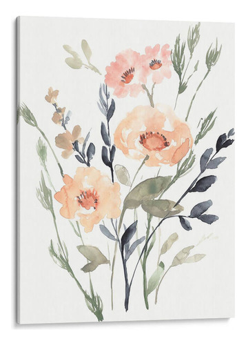Canvas Lab Cuadro Peach Y Paynes Bouquet I 60x80