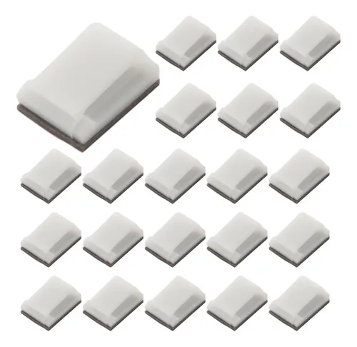 8 Clips De Montaje Para Luces LED De Tubo – Tamaño 74x20x9 Mm, De Metal, Fijación Segura