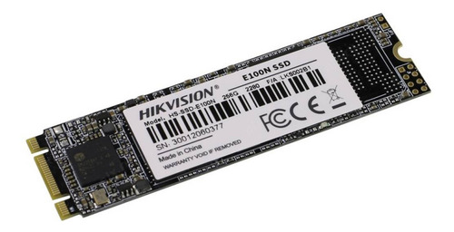 Imagen 6 de 10 de Disco Solido M.2 Hikvision 256gb E100n M.2 Pc Note Nuc 256 G