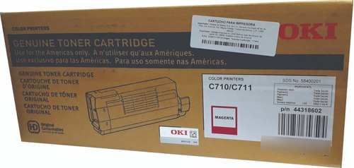 Cartucho Toner Original Oki C710/c711