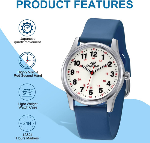 Manchda Reloj De Enfermera Reloj De Enfermera Relojes Méd...