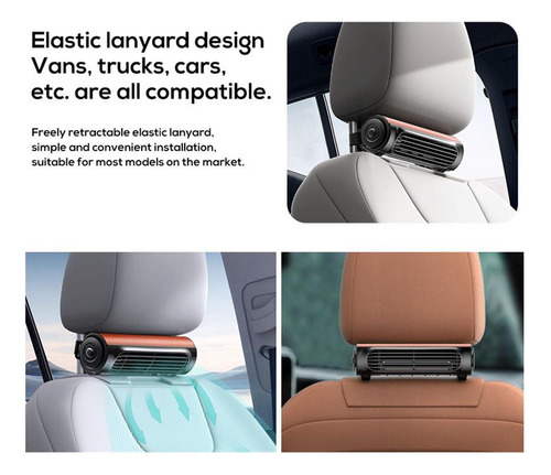 Ventilador De Asiento De Coche Usb Para Asiento Trasero