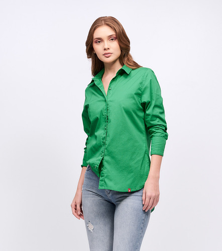 Camisa Para Mujer Juliana Oversize Manga Larga Unser