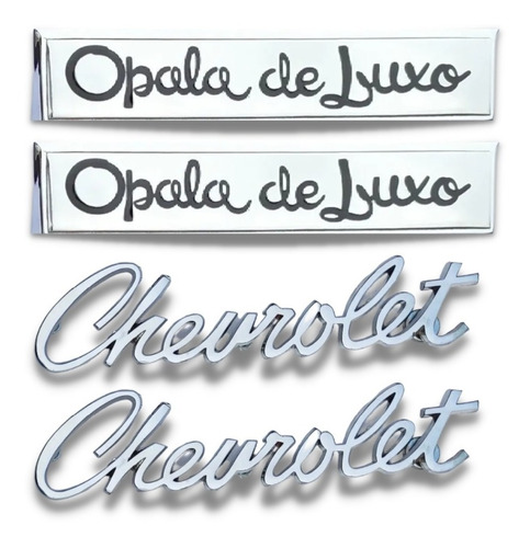 Emblemas Manuscrito Chevrolet Opala De Luxo 73 74