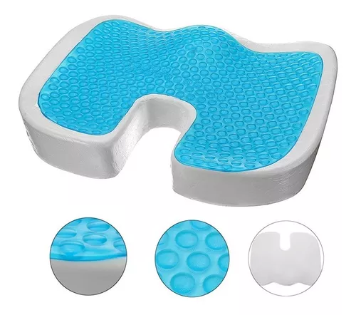 Cojin Asiento D Gel Ortopedico Alivia Coxis Ciatica Lumbar