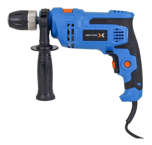 Furadeira De Impacto 1/2 900w 220v - Profissional - Dexter Cor Azul