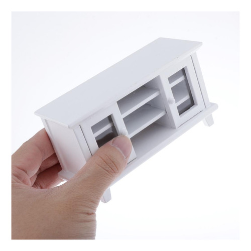 Mueble De Televisor De Desmontable / Miniatura Blanco