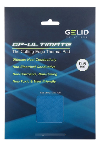 Gelid Solutions - Ultimate Gp - Pad Térmico De 120x120x0,5mm