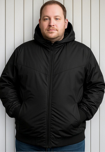 Campera Rompevientos Con Polar Gruesa Talle Especial 3xl 4xl