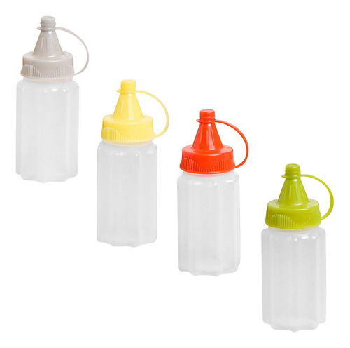 Zh Mini Botella Ketchup Botella Ensalada Estilo G