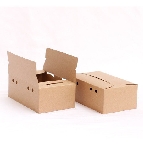 Caja Combo 1 Para Delivery Biodegradable (300 Un)