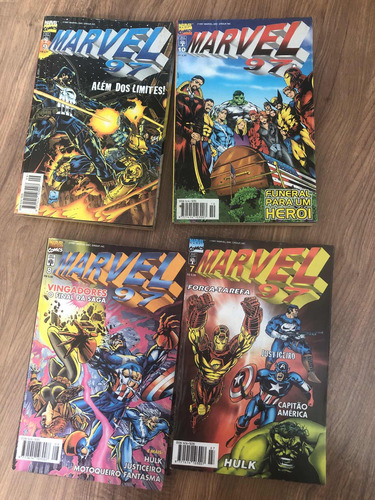 Coleçao Marvel 97 Do 1 Ao 10 Completa - Editora Abril (Usado)