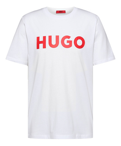 Camiseta Regular Fit En Punto De Algodón Con Logo