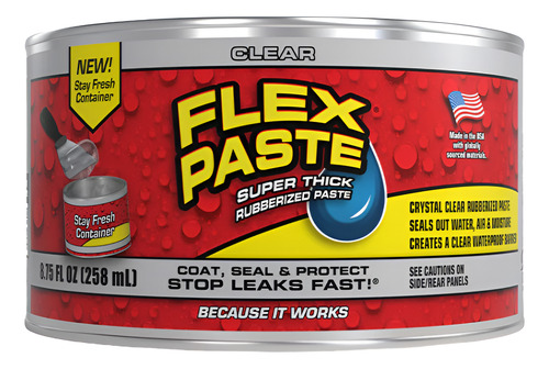 Flex Paste Blanco - Pasta De Caucho Super Espesa