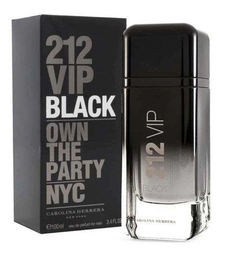 212 Vip Black Carolina Herrera Edp 100ml Original Caballero