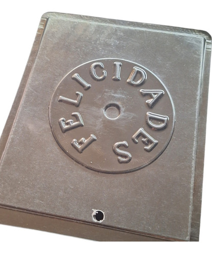 * Molde Placa Chocolate Cd Felicidades Yeso Jabon Recuerdo