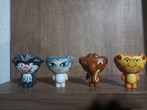4 Bonecos Miniaturas Era Do Gelo Usados Na Condição (Usado)