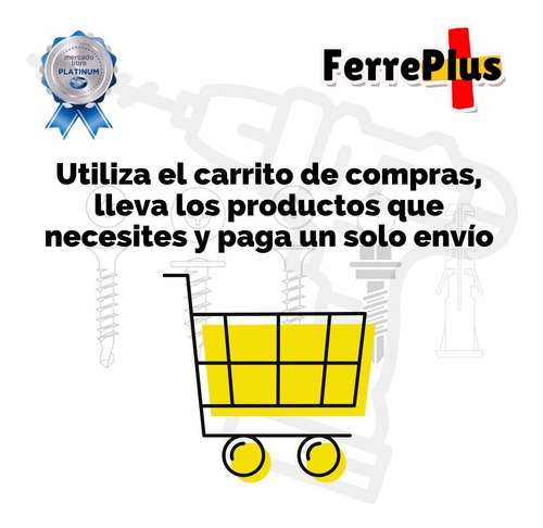 Imagen 5 de 9 de Tornillo Turbo 14(6) X 80/60 X 100 Und
