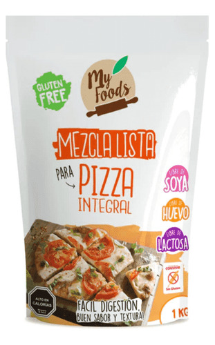 My Foods Mezcla Pizza Integral Sin Gluten 1 Kg