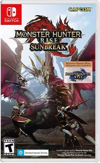 Monster Hunter Rise: Sunbreak Nintendo Switch Fisico Nuevo