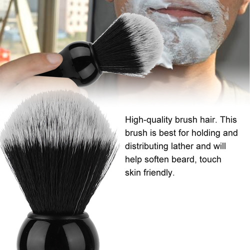 Escova De Barba Portátil Para Homens, Cabelos Macios, Alça D
