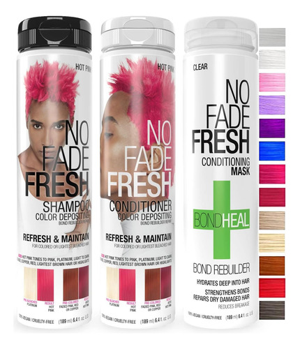 Shampoo De Depósito Rosa Intenso Que Não Desbota
