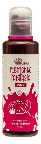 Pigmento Fantasia Cães Gatos Tchuska 180ml - Pink Fragrância 9152275 Tom De Pelagem Recomendado Claros