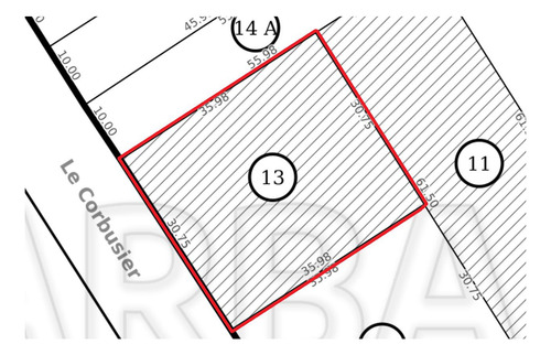 1.100m² Calle Le Corbusier, Triangulo, Malvinas Argentinas.