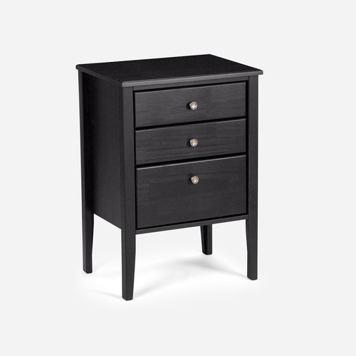 Cama Europea Rosen Indie 1 Plaza + Muebles Issey Grafito