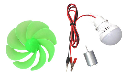 Gerador De Energia Eólica Kit De Brinquedo Educativo Kit De