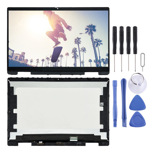 Tela Lcd Fhd Com Moldura Para Hp Pavilion X360 14-ek