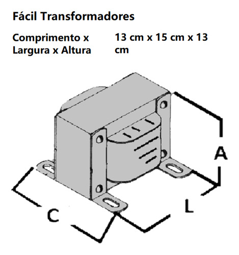 Transformador Trafo Voltagem 40v / 28a 1120va Uso Geral