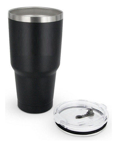 Termo Portatil Acero Inoxidable Calor Y Frio Taza Cafe 30oz Negro