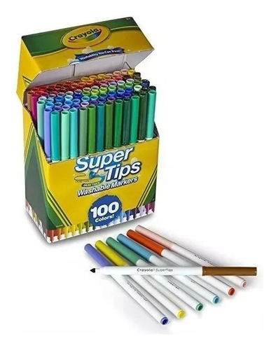 Crayola Marcadores Lavables 100 Colores Msi