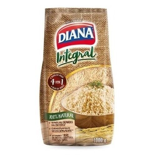 Arroz Integral Diana 1.000 G X 6 Unida - Kg a $6650