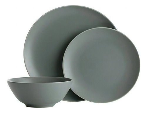 Vajilla 12 Piezas Gris Mason Cash