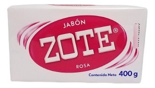 Jabón De Lavandería Zote Rosa Barra De 400 Gramos