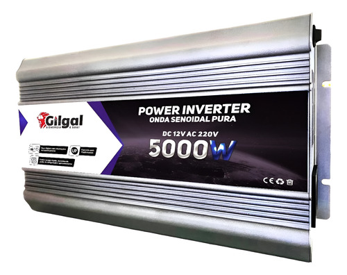 Inversor 5000w 12v Para 220v Onda Senoidal Pura Pico 10000w