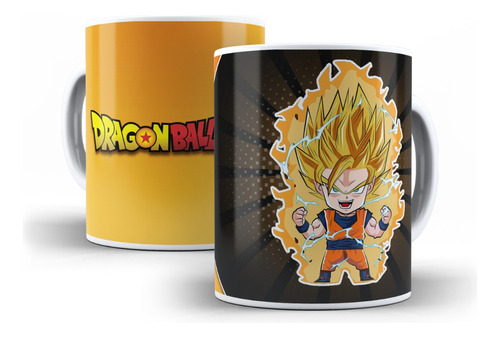 Tazas Dragon Ball Goku Ssj | Ceramica Importada #015