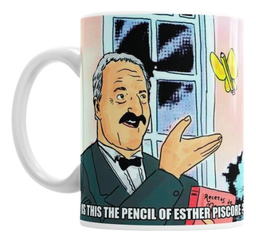 Taza Is This The Pencil Of Esther Piscore Con Cajita