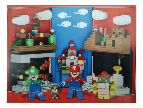 Mini Bloques De Construcción Mario Bros Sets De Simulación