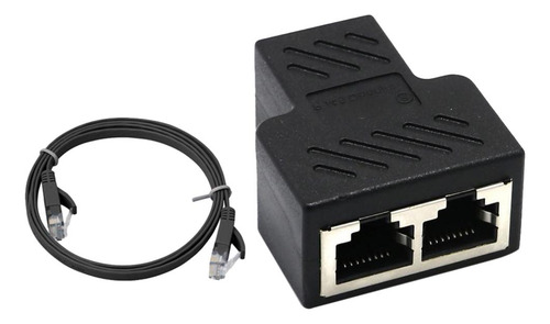 Adaptador Divisor Cable De Ethernet Accesorios Para Pc