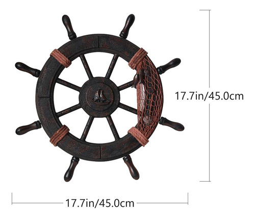 Para Adorno Colgante Modelo De Sala De Estar Barco Los