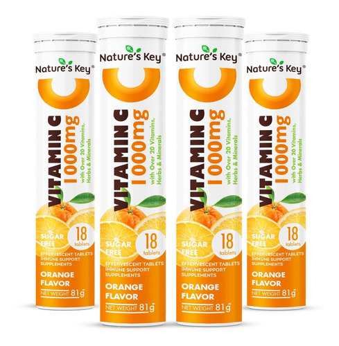 Naturaleza La Llave De Vitamina C 1000mg Con Ms De 20 Vitami